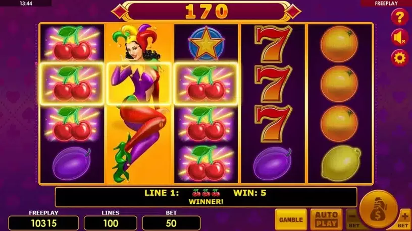 Lucky Joker 100 slot screenshot 4
