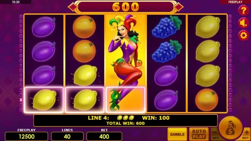 Lucky Joker 40 slot screenshot 4