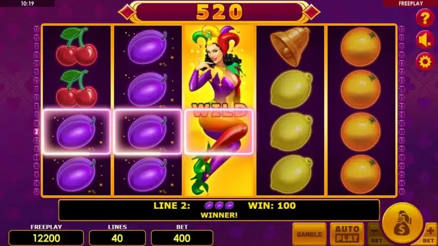 Lucky Joker 40 slot screenshot 3