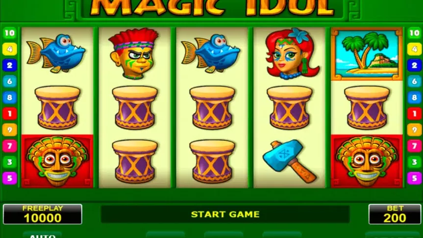 Magic Idol slot screenshot 1