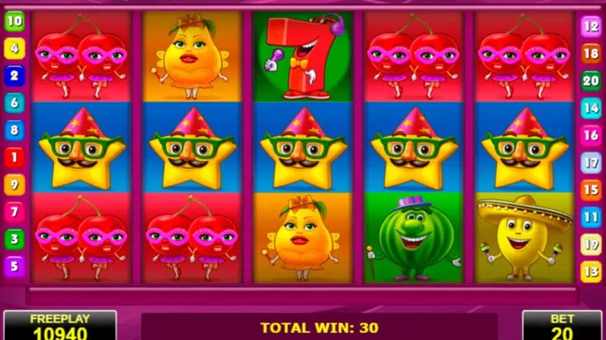 Merry Fruits slot screenshot 2
