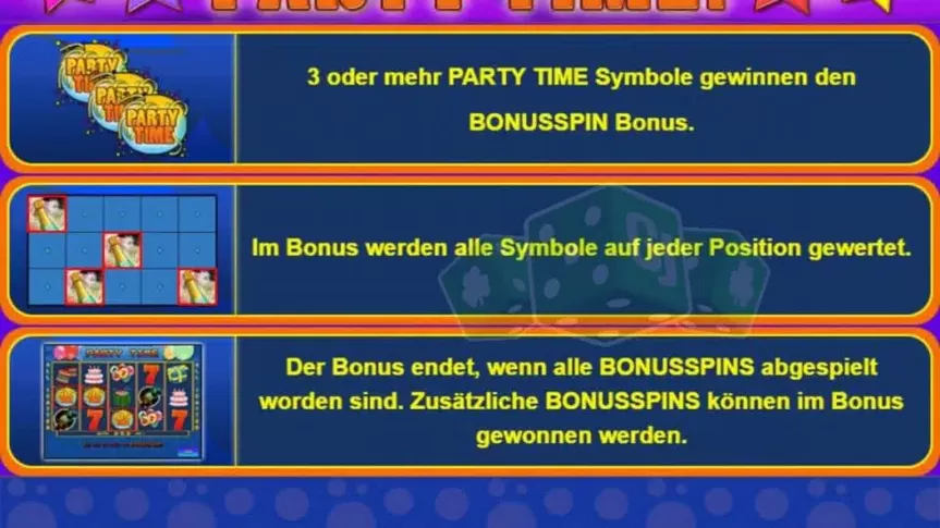 Party Time slot screenshot 2
