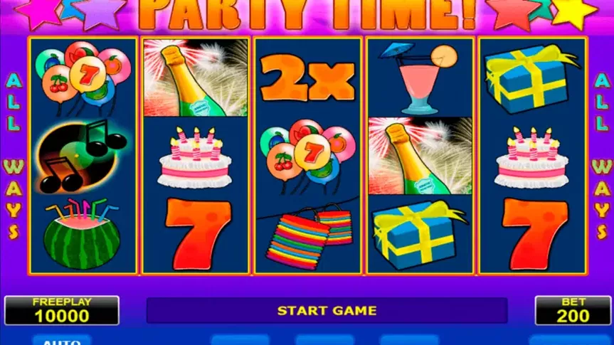 Party Time slot screenshot 1