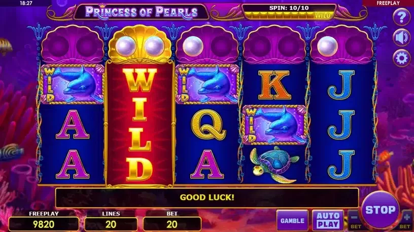 Princess of Pearls slot screenshot 3