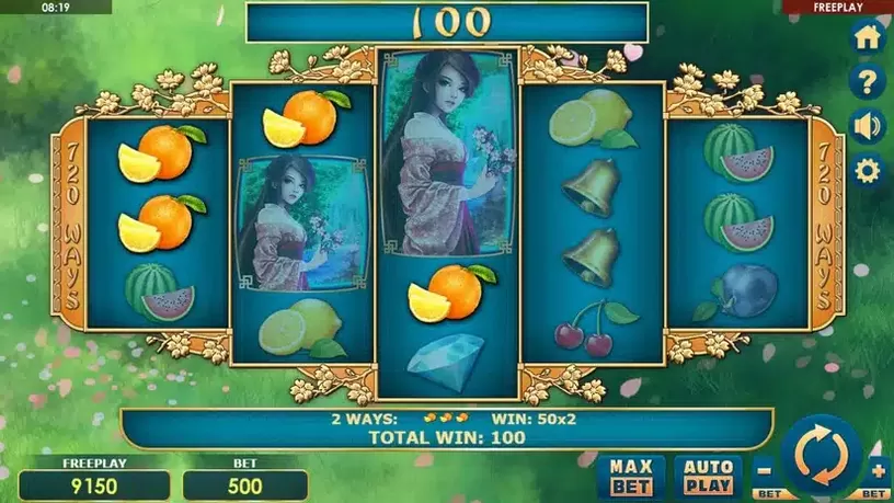 Sakura Fruits slot screenshot 4