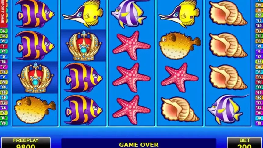 Wild Shark slot screenshot 2