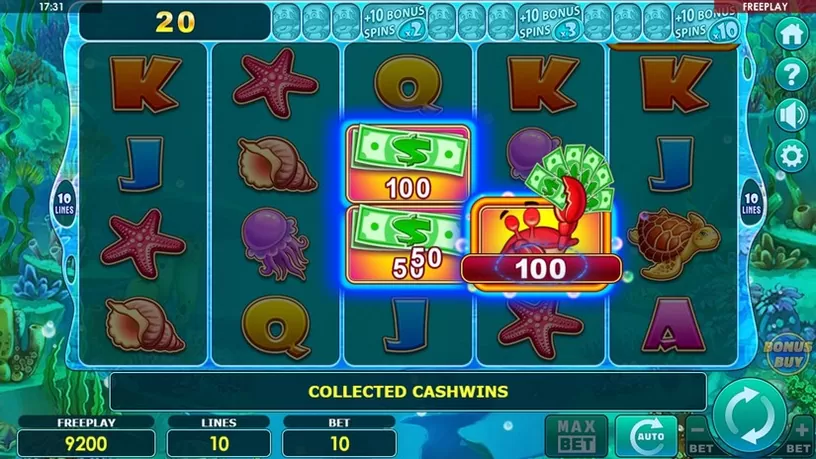 Bigger Cash & Crab slot screenshot 4