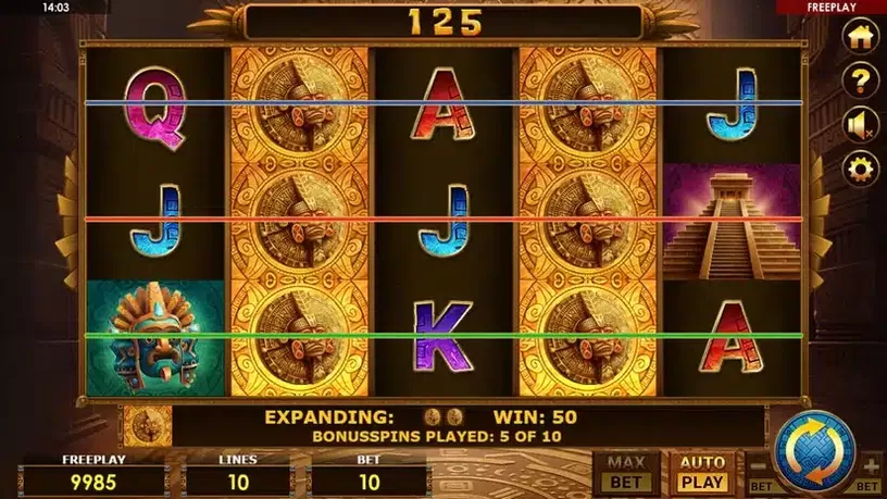 Book of Montezuma slot screenshot 6