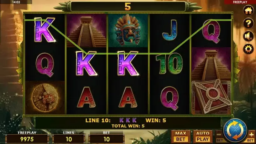 Book of Montezuma slot screenshot 2