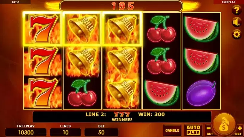Burning Bells 10 slot screenshot 3
