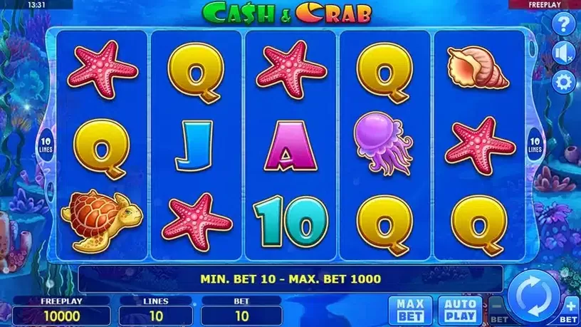 Cash & Crab slot screenshot 1
