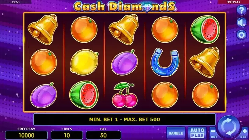 Cash Diamonds slot screenshot 1