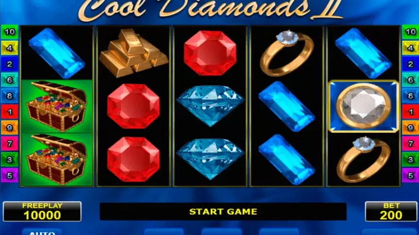 Cool Diamonds 2 slot screenshot 1