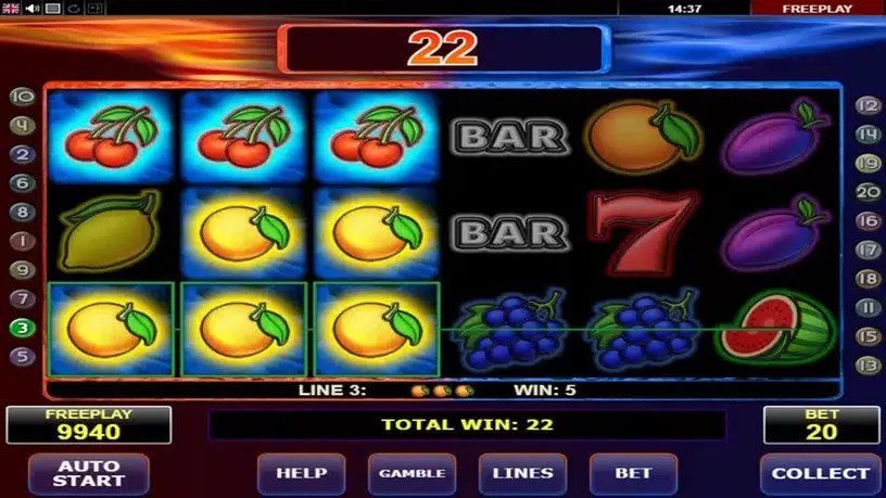 Fire & Ice slot screenshot 2