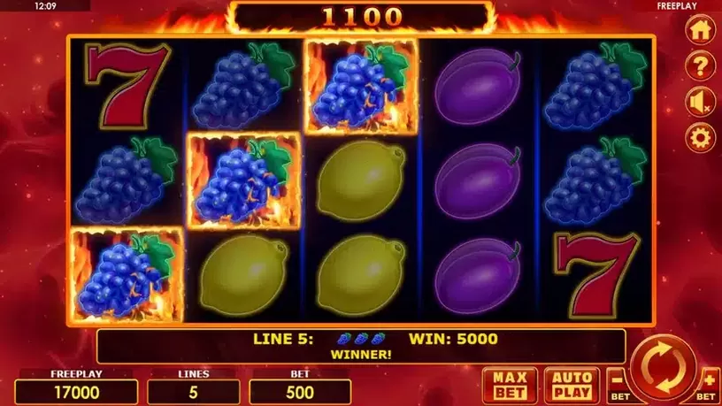 Hot Seven Deluxe slot screenshot 4