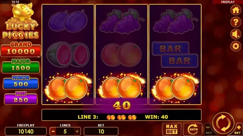 Lucky Piggies slot screenshot 4