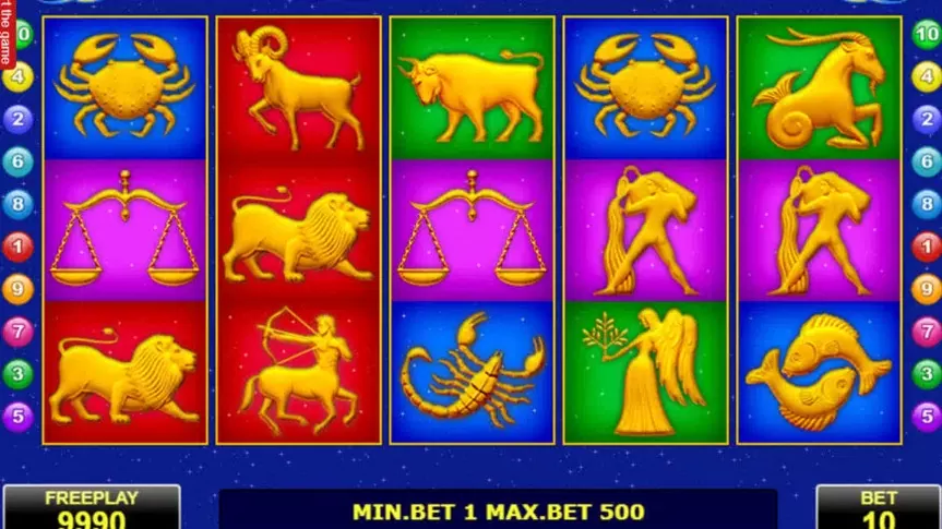 Lucky Zodiac slot screenshot 1