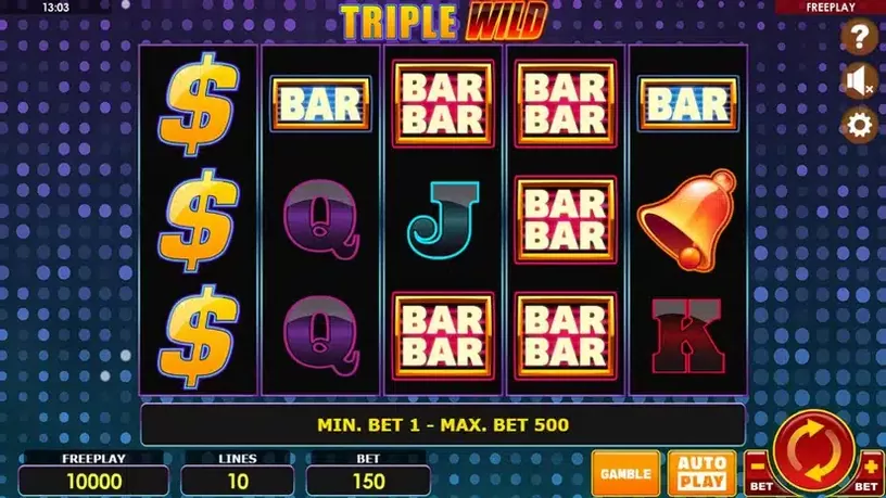 Triple Wild slot screenshot 1