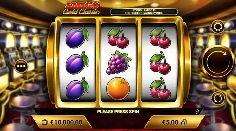 Amigo Gold Classic slot screenshot 1