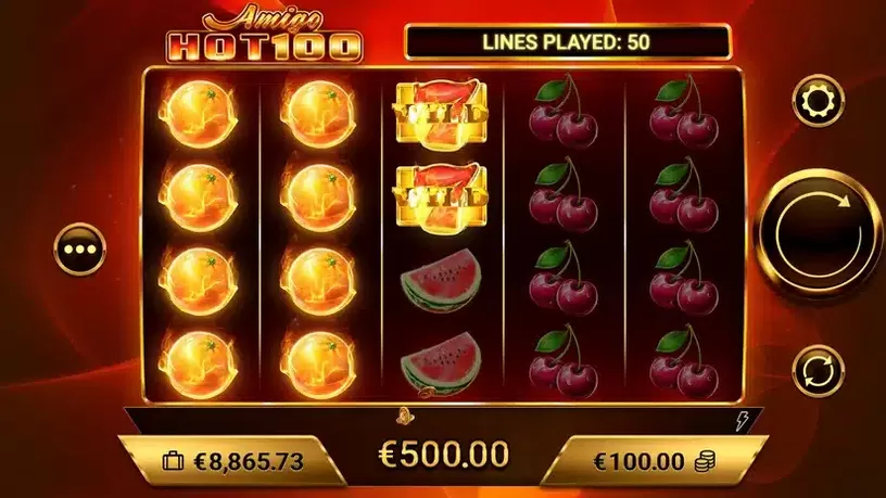 Amigo HOT100 slot screenshot 5