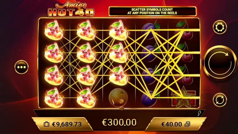 Amigo HOT40 slot screenshot 2