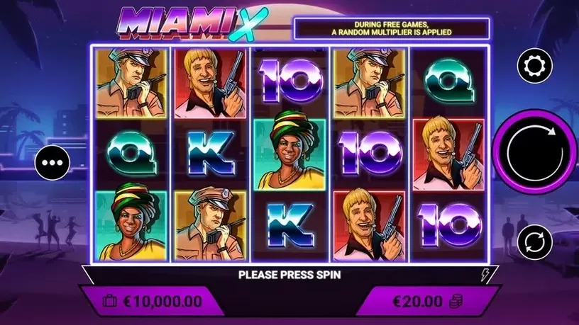 MiamiX slot screenshot 1