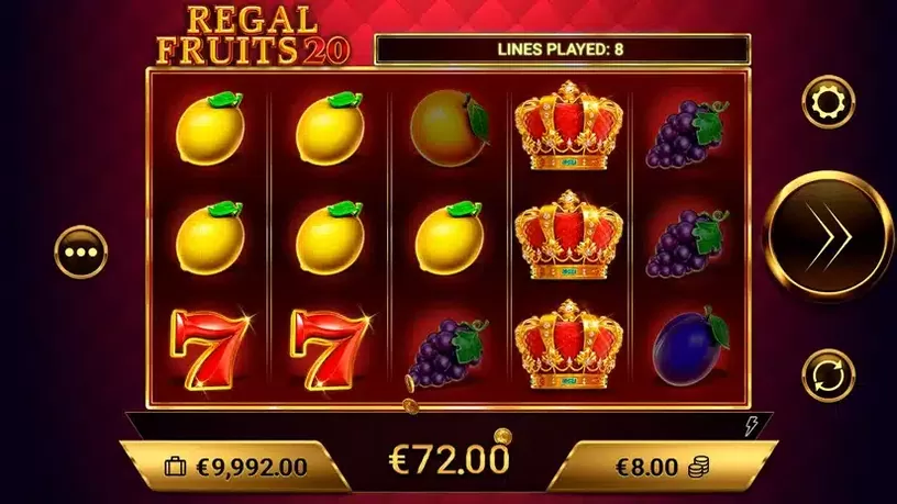 Regal Fruits 20 slot screenshot 2