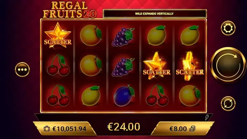Regal Fruits 20 slot screenshot 3