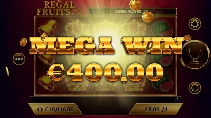 Regal Fruits 20 slot screenshot 5