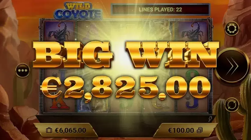Wild Coyote slot screenshot 5