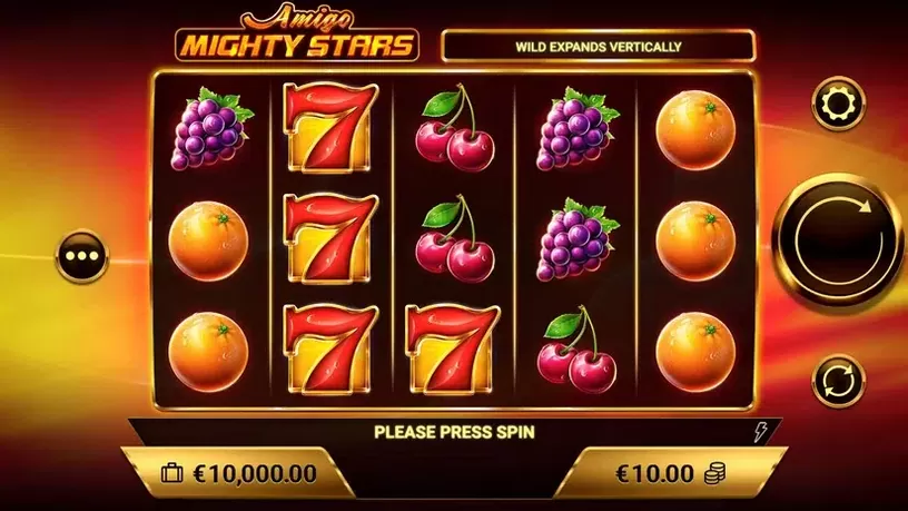 Amigo Mighty Stars slot screenshot 1