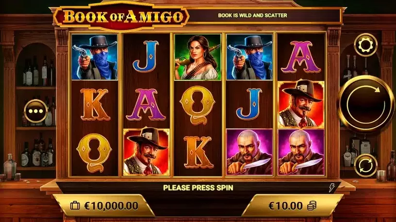 Book of Amigo slot screenshot 1
