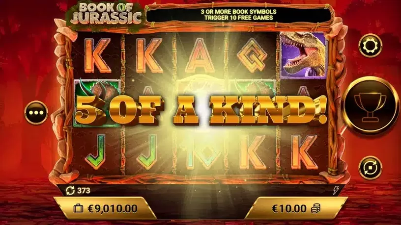 Book of Jurassic slot screenshot 3