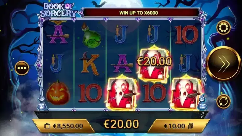Book of Sorcery slot screenshot 2