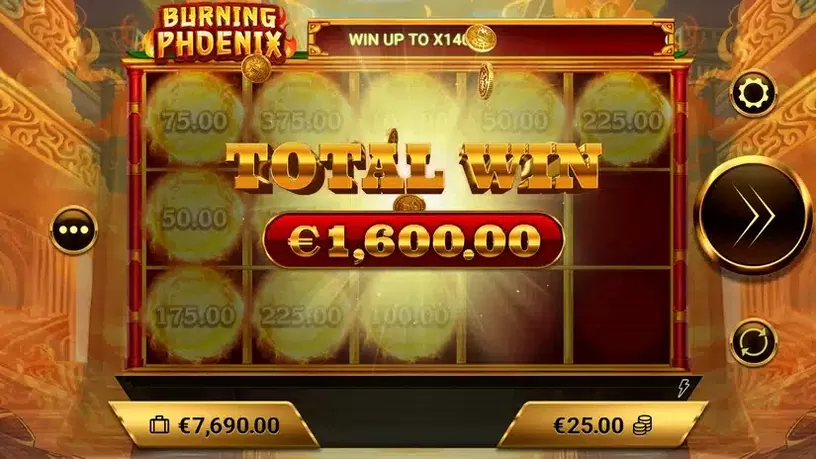 Burning Phoenix slot screenshot 5