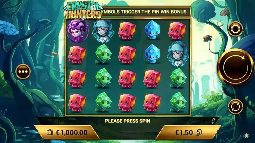 Crystal Hunters slot screenshot 1