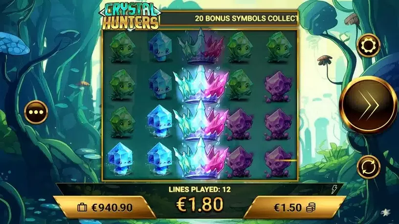 Crystal Hunters slot screenshot 5