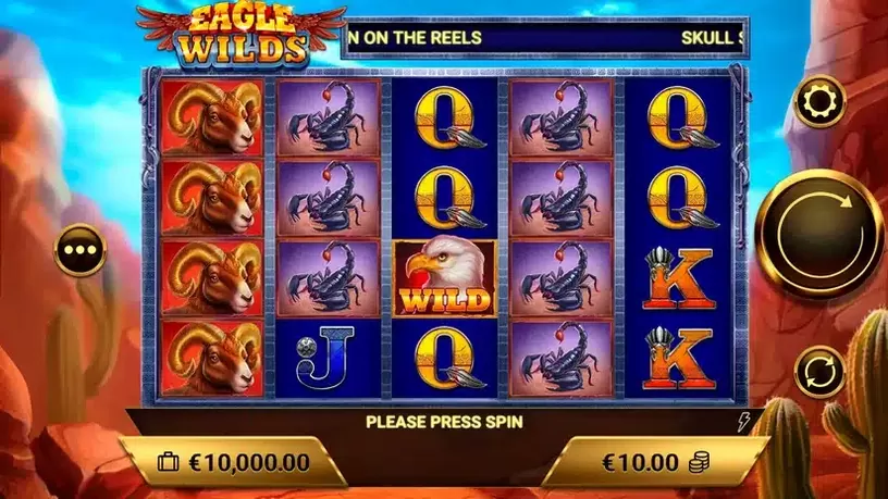 Eagle Wilds slot screenshot 1