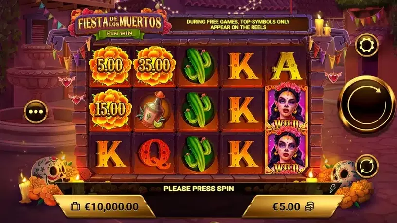 Fiesta De Los Muertos slot screenshot 1