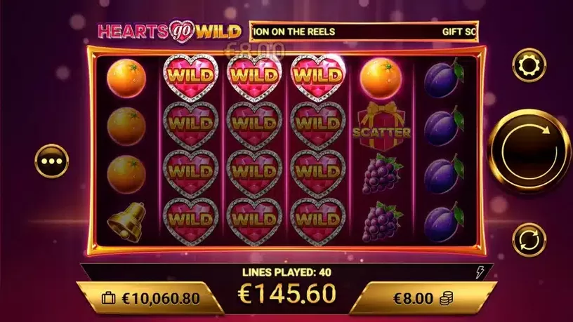 Hearts go Wild slot screenshot 5