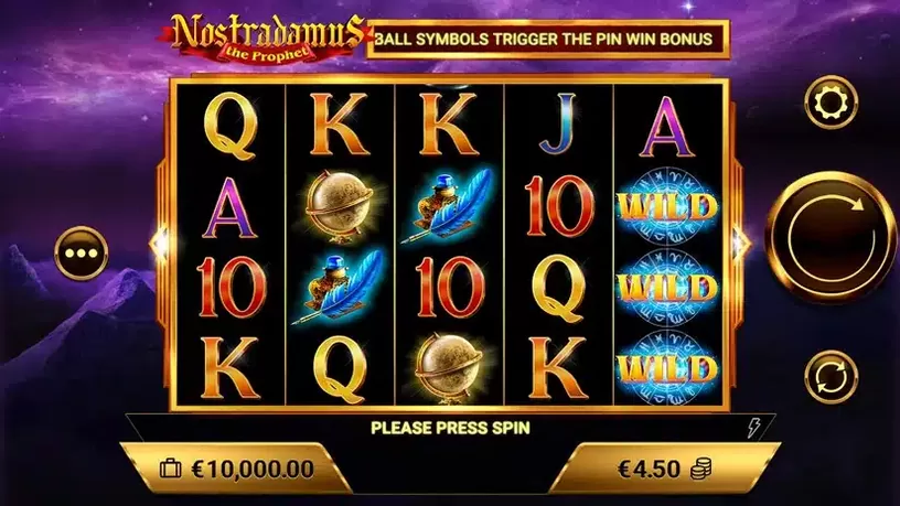 Nostradamus: The Prophet slot screenshot 1
