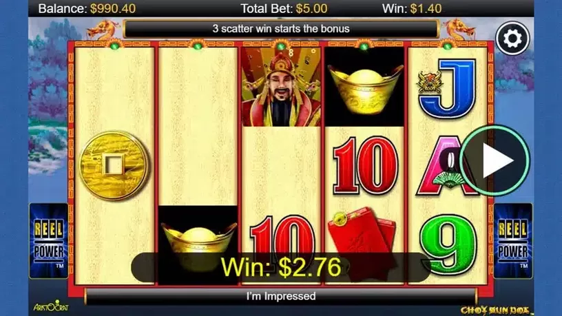 Choy Sun Doa slot screenshot 3