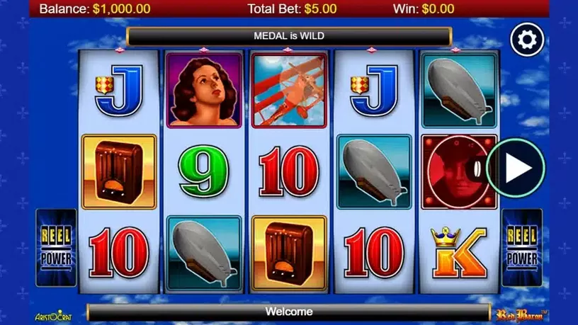 Red Baron slot screenshot 1