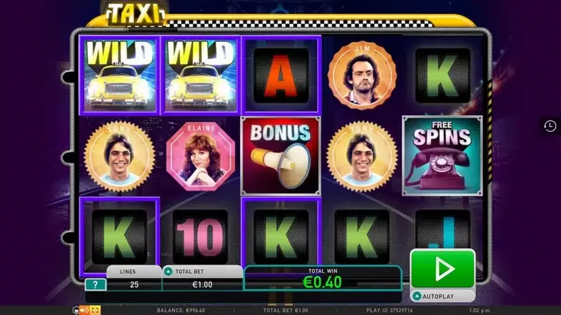 Taxi slot screenshot 2