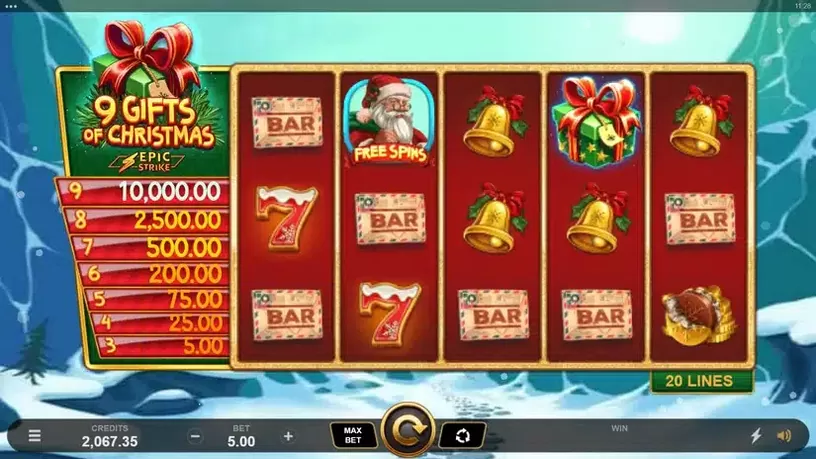 9 Gifts of Christmas slot screenshot 1