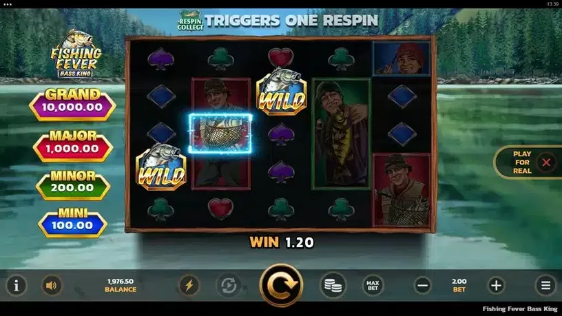 Fishing Fever Bass King slot screenshot 3