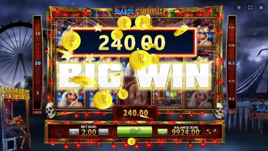 Dark Carnivale slot screenshot 3