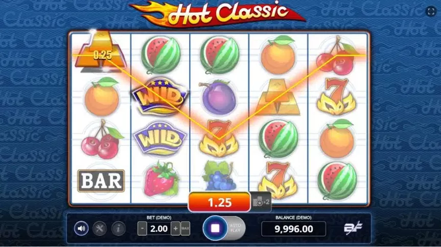 Hot Classic slot screenshot 1