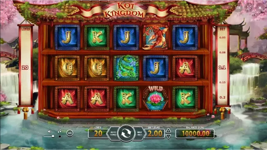 Koi Kingdom slot screenshot 2