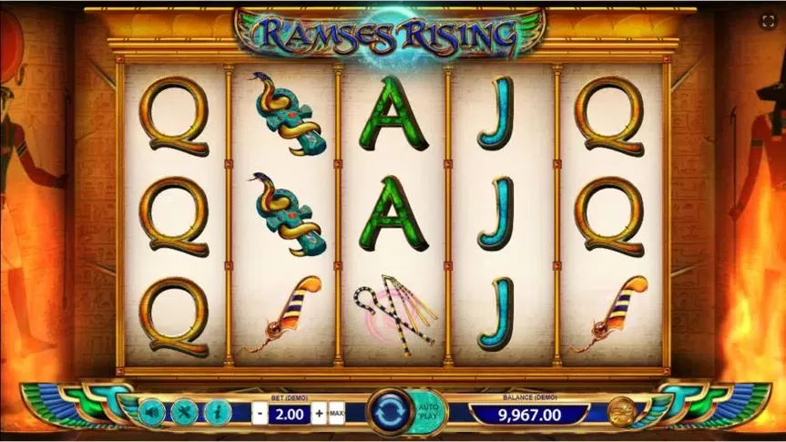 Ramses Rising slot screenshot 1